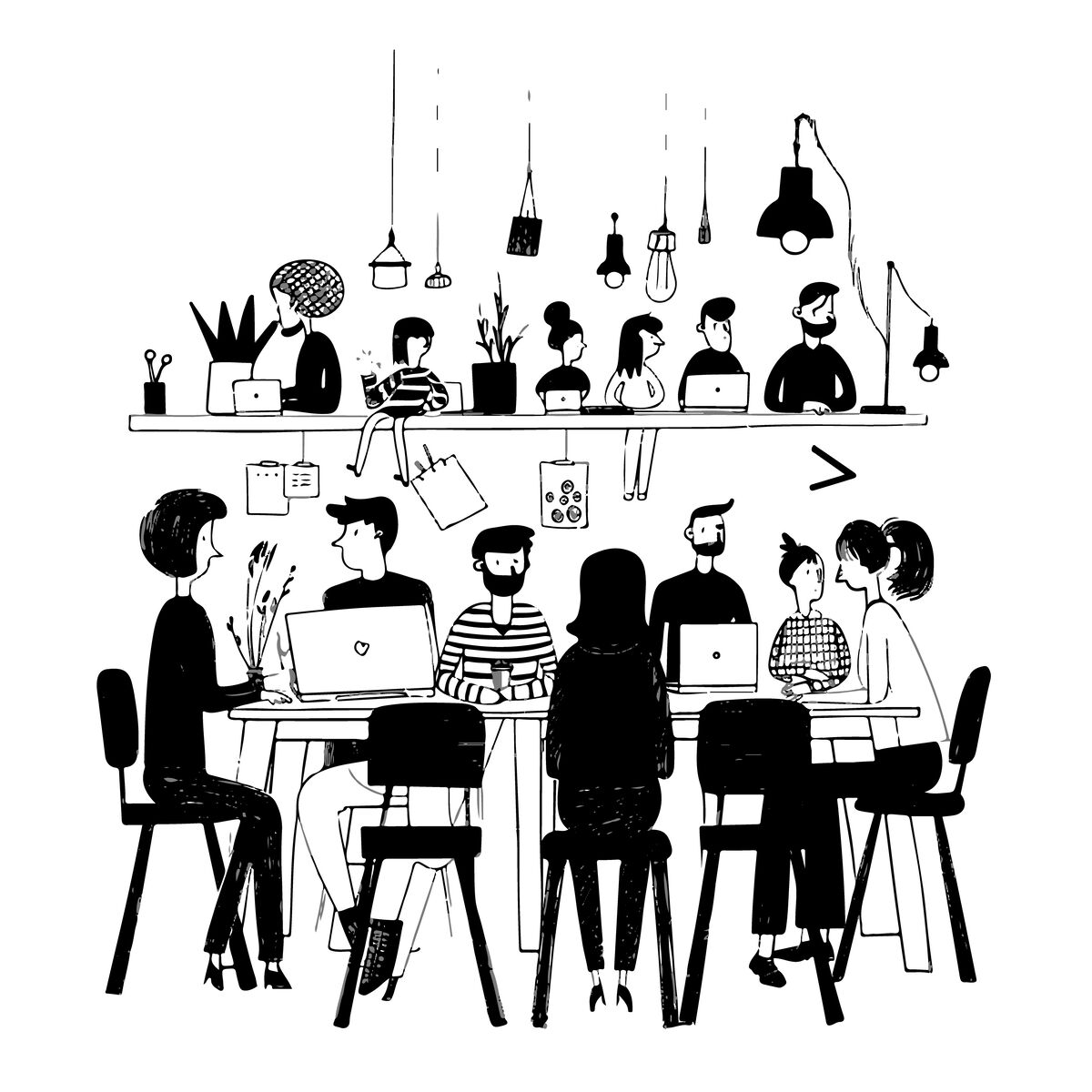 山川久也團隊日常工作場景